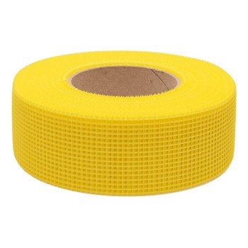 Toolpro TP03385 Mesh Tape, 300 ft L, 1-7/8 in W, Fiberglass, Yellow