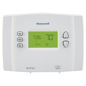 Honeywell RTH2300B1046/E1 Programmable Thermostat, 120 to 240 V, Backlit Display, White