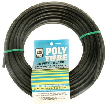 Dial 4296 Cooler Tubing, Polyethylene, Black, For: Evaporative Cooler Purge Systems