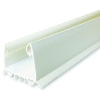 M-D 43336 Door Seal, 2-1/4 in W, 36 in L, Vinyl, White