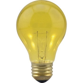 Sylvania 11713 Incandescent Bulb, 25 W, A19 Lamp, Medium Lamp Base, 2850 K Color Temp, 3000 hr Average Life