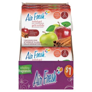 Air Fresh 9572 Air Freshener Gel, 5 oz, Apple Cinnamon