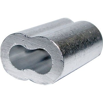 Campbell 7670844 Cable Ferrule, 3/16 in Dia Cable, Aluminum