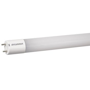 Sylvania LEDlescent Series 75026 LED Bulb, Linear, T8 Lamp, G13 Lamp Base, Frosted, Warm White Light, 4100 K Color Temp