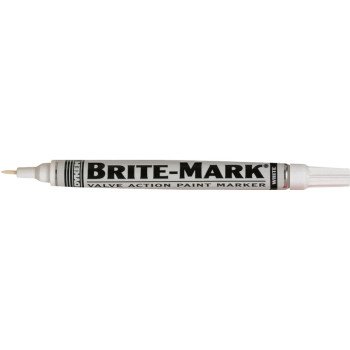 Dykem 84003 Permanent Paint Marker, White