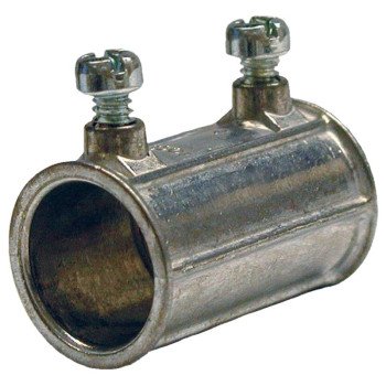 Hubbell SKZ075R3 Conduit Coupling, 3/4 in Screw, Zinc-Plated