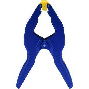 Irwin 58300 Spring Clamp, 3 in Clamping, Resin, Blue/Yellow