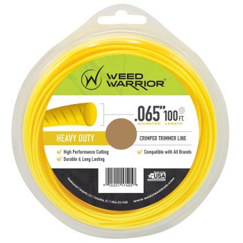 Weed Warrior 17405 Trimmer Line, 0.065 in Dia, 100 ft L, Nylon