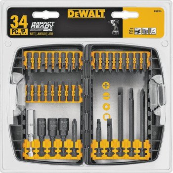 DEWALT DW2153 Screwdriver Bit Set, HCS, Black Oxide