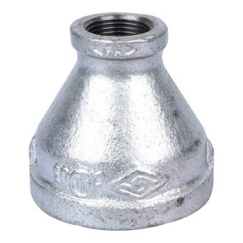 ProSource PPG240-50X20 Reducing Pipe Coupling, 2 x 3/4 in, Threaded, Malleable Steel, SCH 40 Schedule