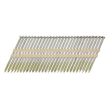 Metabo HPT 10120HPT Sheathing Nail, 3-1/2 in L, Steel, Basic Bright, Full Round Head, Smooth Shank