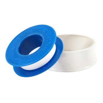 Forney 75195 Pipe Thread Tape, 260 in L, 1/2 in W, Teflon