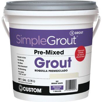 GROUT PREMIXED BRIGHT WHT 1GAL