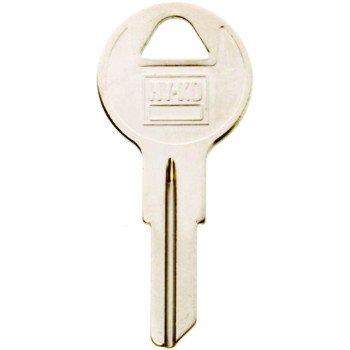 Hy-Ko 11010Y13 Key Blank, Brass, Nickel, For: Yale Cabinet, House Locks and Padlocks