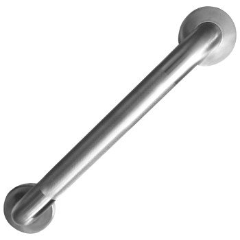 Boston Harbor SG01-01&0418 Grab Bar, 18 in L Bar, Stainless Steel, Wall Mounted Mounting