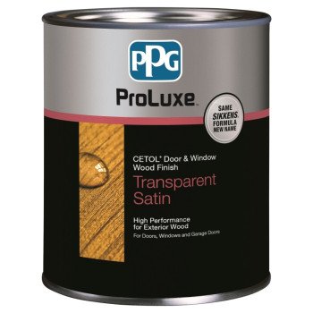 PPG Proluxe Cetol SIK48045/04 Wood Finish, Satin, Mahogany, Liquid, 1 qt, Can