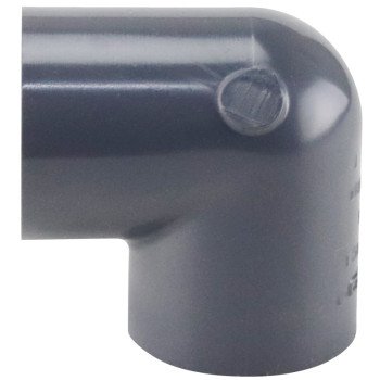 Lasco 808005BC Pipe Elbow, 1/2 in, FIP, 90 deg Angle, PVC, SCH 80 Schedule