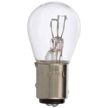 Peak 1157LL-BPP Miniature Automotive Bulb, 12.8 V, 27 W, Incandescent Lamp, Bayonet, Clear