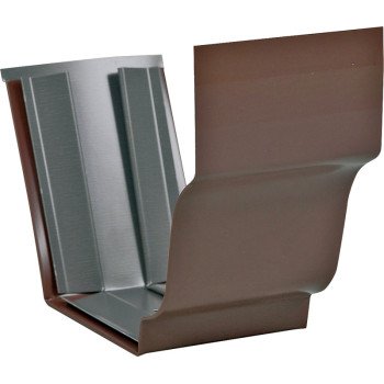 Amerimax 2520919 Gutter Connector, Aluminum, Brown