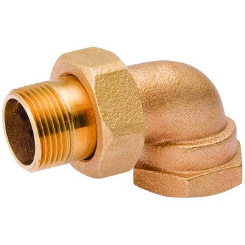 B & K 109-383 Radiator Elbow Nut and Tailpiece, Brass