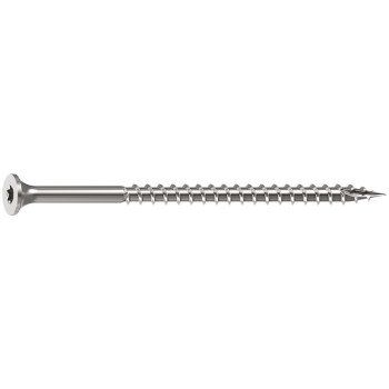 Camo 0348190 Deck Screw, #10 Thread, 3-1/2 in L, 2/3 Thread, Bugle Head, Star Drive, Sharp, Type-17 Point, 50