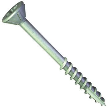 Grabber Construction XG10350G Deck Screw, #10 Thread, 3-1/2 in L, Coarse Thread, Flat Head, Star Drive, QuickGrab Point