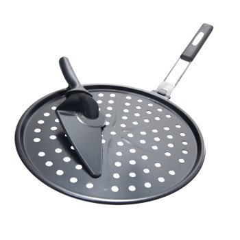 GrillPro 98140 Pizza Grill Pan, 12 in Dia