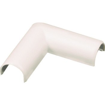 Wiremold C16 Wireway Elbow, Flat, PVC, White