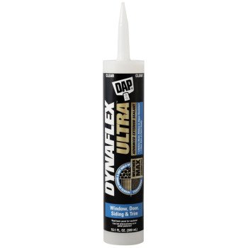 DAP DYNAFLEX ULTRA 7079818212 Advanced Exterior Sealant, Clear, 40 to 100 deg F, 10.1 oz Cartridge