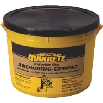 Quikrete 1245-11 Anchoring Cement, Granular, Brown/Gray, 10 lb Pail