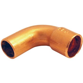 Elkhart Products 31416 Street Pipe Elbow, 1-1/4 in, Sweat x FTG, 90 deg Angle, Copper