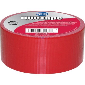 IPG 6720RED Duct Tape, 20 yd L, 1.88 in W, Polyethylene-Coated Cloth Backing, Red