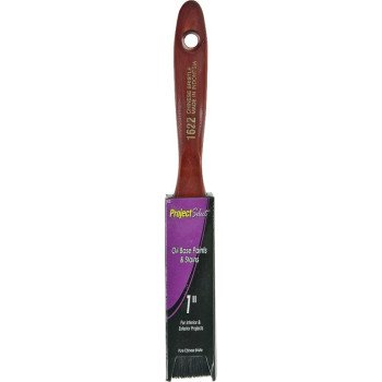 Linzer 1622-1 Paint Brush, 1 in W, 2-1/4 in L Bristle, China Bristle, Varnish Handle