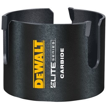 DEWALT ELITE Series DAH43 Hole Saw, 3 in Dia, 2-7/16 in D Cutting, 5/8 in Arbor, Carbide Cutting Edge