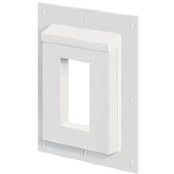 Builders Edge 3SMR68TW Mounting Block, 11-1/2 in L, 9-1/16 in W, Fiber Cement, White