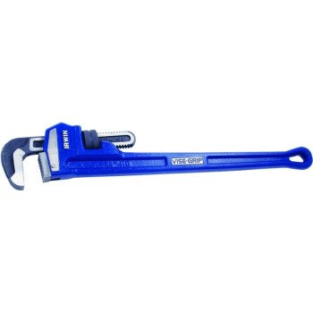 Irwin 274104 Pipe Wrench, 3 in Jaw, 24 in L, Iron, I-Beam Handle