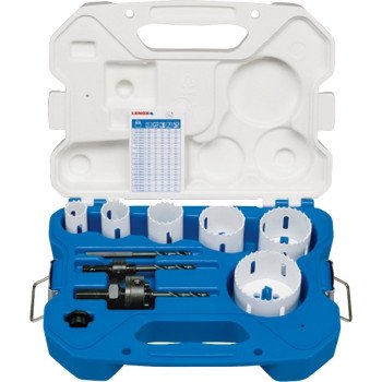 Lenox 30856C600L Hole Saw Kit, 9-Piece, Bi-Metal