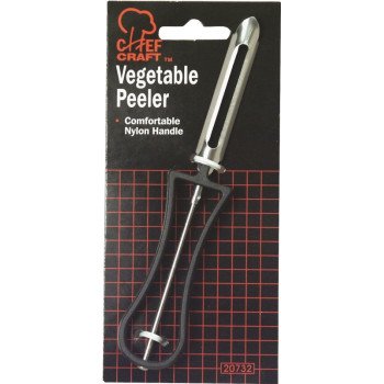 Chef Craft 20732 Peeler, Nylon/Stainless Steel, Black