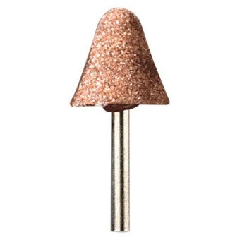 Dremel 941 Grinding Stone, 5/8 in Dia, 1/8 in Arbor/Shank, Aluminum Oxide Abrasive