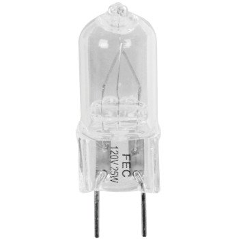 Feit Electric BPQ25/G8/CAN Halogen Bulb, 25 W, G8 Lamp Base, JCD T4 Lamp, 3000 K Color Temp, 2000 hr Average Life