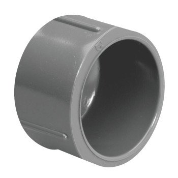 Lasco 847007BC Pipe Cap, 3/4 in, Slip, PVC, SCH 80 Schedule