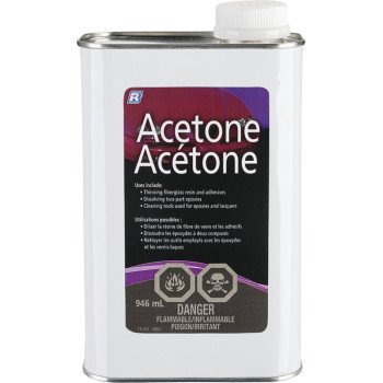 Solvable 53-261 Acetone, Liquid, Pungent, 946 mL