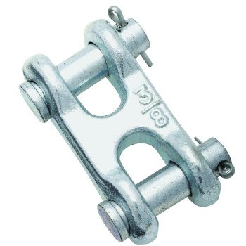 National Hardware 3248BC Series N240-887 Clevis Link, 3/8 in Trade, 5400 lb Working Load, 43 Grade, Steel, Zinc