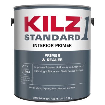 Kilz L201111 Interior Primer, Matte, White, 1 gal