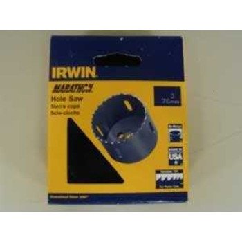 IRWIN 373258BX Linear Edge Hole Saw, 2-5/8 in Dia, 4/6 TPI, Steel Cutting Edge