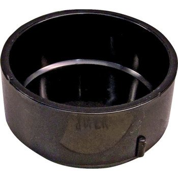 Canplas 103084SBC Pipe Cap, 4 in, Hub, ABS, Black, SCH 40 Schedule