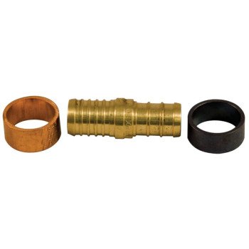 aqua-dynamic 9783-603 Pipe Adapter Kit, 1/2 in, PEX, Brass