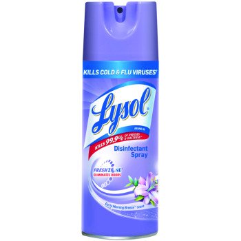 Lysol 1920080833 Disinfectant Cleaner, 12.5 oz, Gas, Early Morning Breeze, Clear