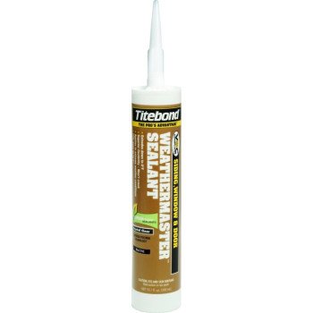 Titebond WeatherMaster 43991 Sealant, Crystal Clear, -75 to 250 deg F, 10.1 oz Cartridge