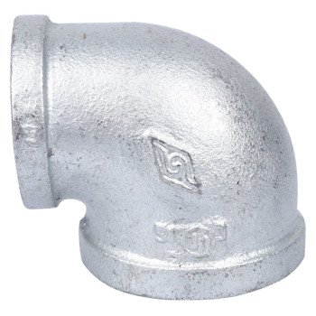 ProSource 2B-2X1-1/2G Reducing Pipe Elbow, 2 x 2 x 1-1/2 x 1-1/2 in, Threaded, 90 deg Angle, SCH 40 Schedule